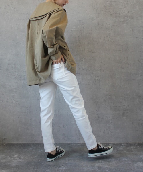 SELECT LEVERY（セレクトリベリー）の「接触冷感デニムスキニーパンツ（股下67ｃｍ）（デニムパンツ・レディース・ネイビー/ホワイト/ライトブルー/ブラック/ワンウォッシュ・MEDIUM/LARGE/X-LARGE）」の19枚目の写真
