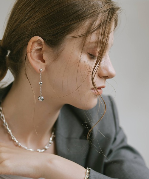 アレックスモンロー　シルバーピアス e00580.jpg