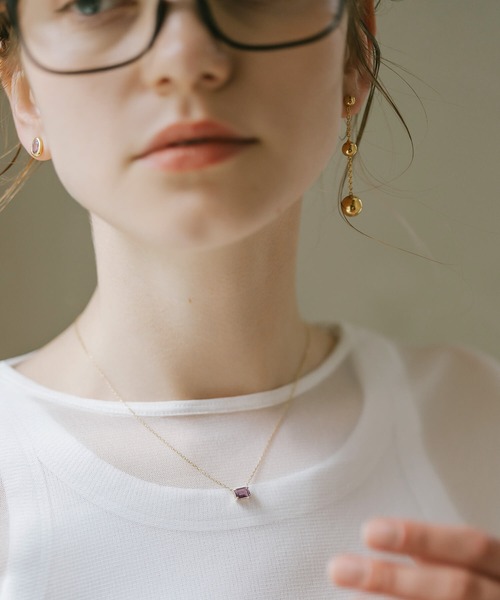 Ops.（オプス）の「ピアス 揺れる ロング シンプル シルバー925 金属アレルギー対応【BAO バオ】（ピアス（両耳用）・レディース・イエローゴールド/シルバー・ONE SIZE）」の9枚目の写真