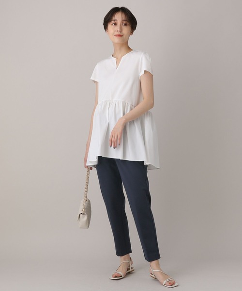 ペプラムドッキングプルオーバー