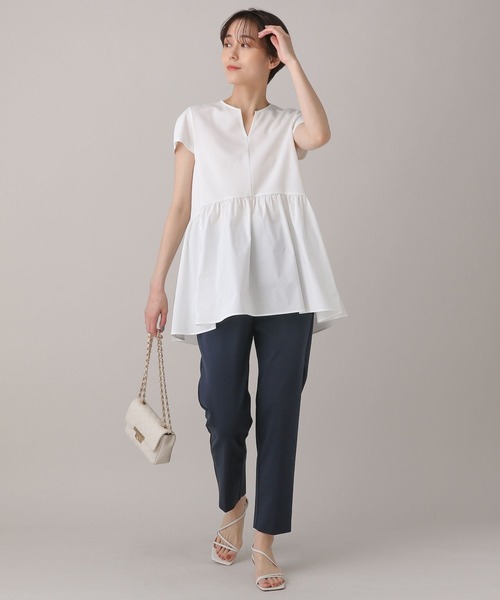 ペプラムドッキングプルオーバー