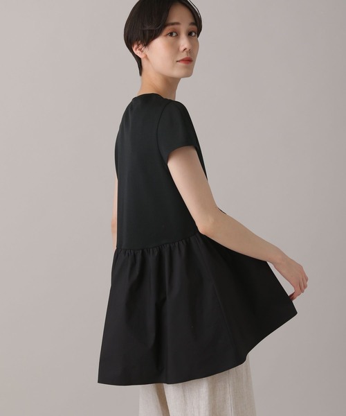 ペプラムドッキングプルオーバー