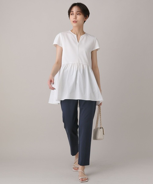 ペプラムドッキングプルオーバー