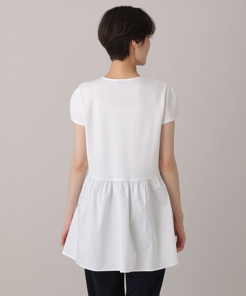 ペプラムドッキングプルオーバー