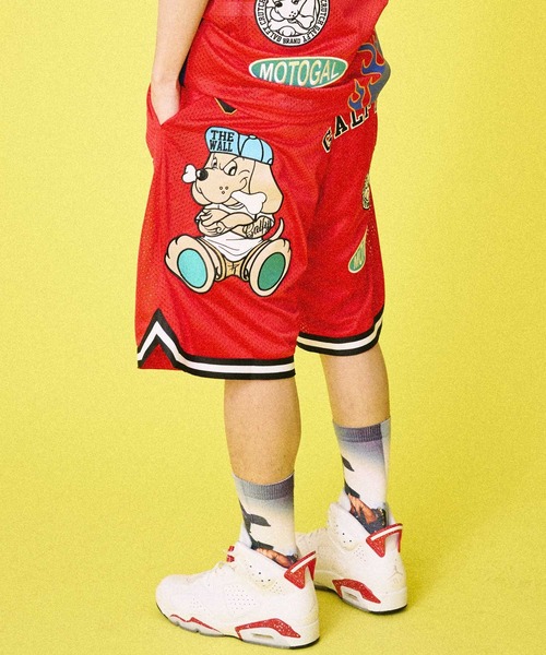 GALFY / チーム犬 / メッシュショートパンツ / L / 新品未使用