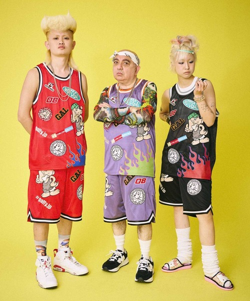 GALFY / チーム犬 / メッシュショートパンツ / L / 新品未使用