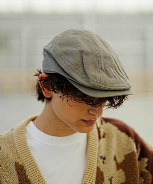 THRASHER（スラッシャー）の「THRASHER/スラッシャー ハンチング ロゴ刺繍 23TH-Z01（ハンチング/ベレー帽・メンズ・ブラック/グレー・FREE）」の10枚目の写真