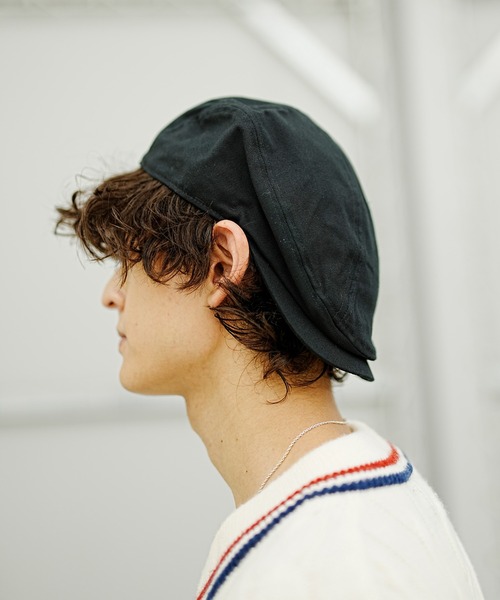 THRASHER（スラッシャー）の「THRASHER/スラッシャー ハンチング ロゴ刺繍 23TH-Z01（ハンチング/ベレー帽・メンズ・ブラック/グレー・FREE）」の6枚目の写真