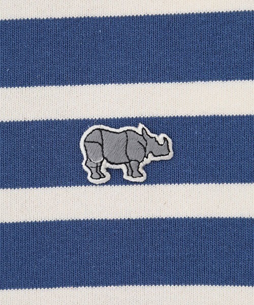 Scye（サイ）の「Scye / サイ ベーシックス：Striped Cotton Jersey T-Shirts(L.S)：5222-21723[DEA]（Tシャツ/カットソー・レディース・ブラック/ブルー系その他・40）」の14枚目の写真