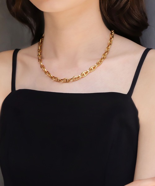 blackdia ocean(ブラックダイヤオーシャン)の「blackdia ocean アンカーチェーンネックレス(ネックレス・レディース・ゴールド/シルバー/ゴールド系その他/シルバー系その他・FREE)」の18枚目の写真