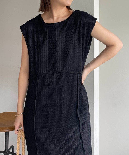 AGAWD（アガウド）の「〈AgAwd/アガウド〉メッシュブロッキングワンピース（ワンピース・レディース・ブラック/ベージュ・FREE）」の11枚目の写真