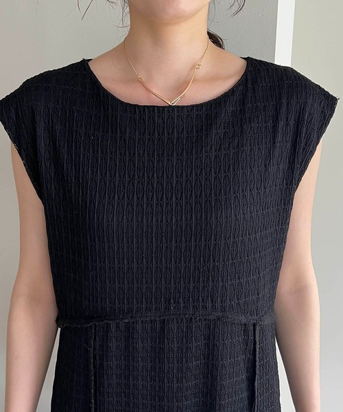 AGAWD（アガウド）の「〈AgAwd/アガウド〉メッシュブロッキングワンピース（ワンピース・レディース・ブラック/ベージュ・FREE）」の16枚目の写真