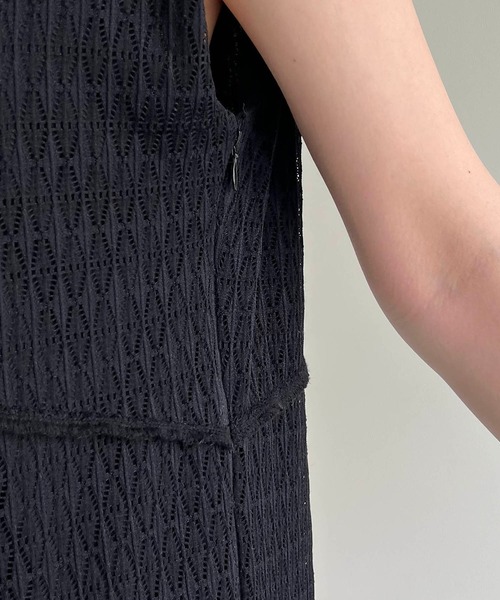 AGAWD（アガウド）の「〈AgAwd/アガウド〉メッシュブロッキングワンピース（ワンピース・レディース・ブラック/ベージュ・FREE）」の19枚目の写真