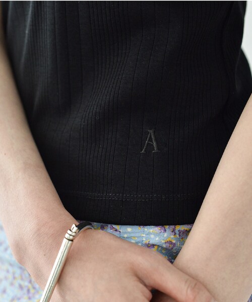 CODE A（コードエー）の「2way ribbon tops（Tシャツ/カットソー・レディース・黄緑系/ブラック・00）」の20枚目の写真