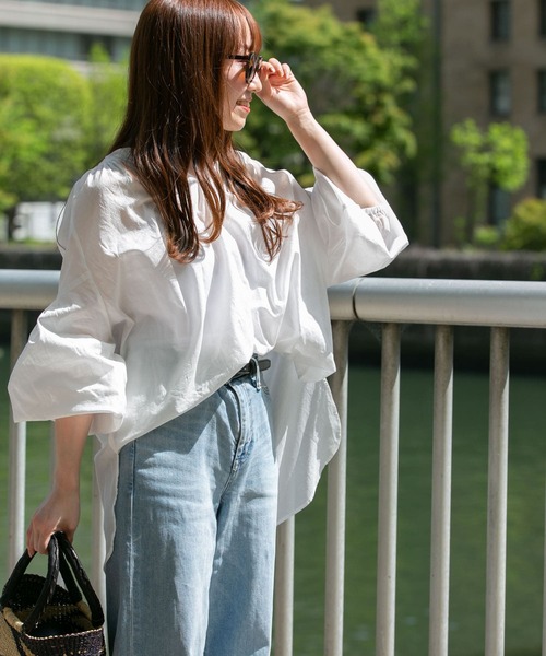 URBAN RESEARCH（アーバンリサーチ）の「ラウンドフレームサングラス（サングラス・レディース・ブラック/ブラウン・-）」の7枚目の写真