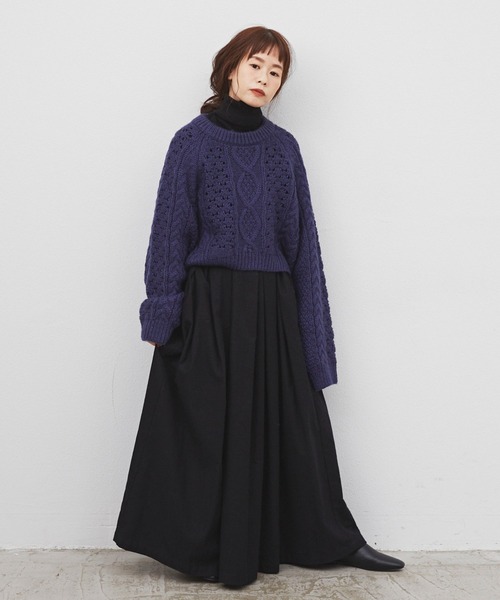 Libra Cue（リブラ キュー）の「フレアスカート（スカート・レディース・ホワイト・FREE）」の9枚目の写真