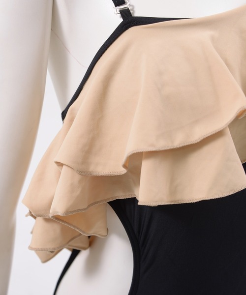 Dita Muaj.（ディータムアージュ）の「ワンショルダーオープンバックフリル 水着（水着・レディース・ブラック・M/L/XL）」の17枚目の写真