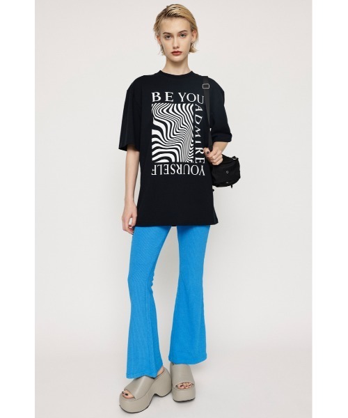 SLY（スライ）の「LIMITED ITEM BUMPY CUT FLARE PT バンピー