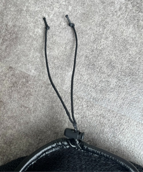 prose verse(プロズヴェール)の「合皮パイピングニットベレー帽(ハンチング/ベレー帽・レディース・ブラック・フリ-)」の5枚目の写真