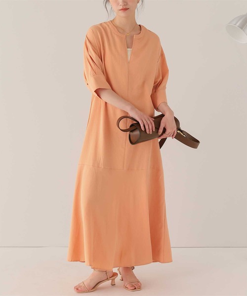 Moredde マタニティ・産後使える 授乳が簡単 上品キーネックの