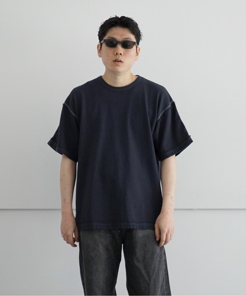 ETHOS（エトス）の「ETHOS IN SIDE OUT CUT（Tシャツ/カットソー・メンズ・グレー/レッド/ネイビー・3/2）」の3枚目の写真