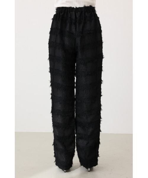 CRESCENT　ジャガード織りのワイドパンツ crie conforto】カットジャガードワイドパンツ｜WOMEN｜254GAT31