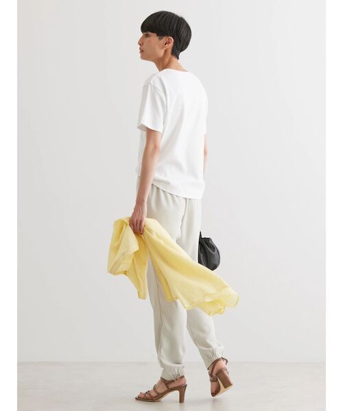 AMERICAN HOLIC（アメリカンホリック）の「刺繍ロゴカットプルオーバー（Tシャツ/カットソー・レディース・オフホワイト/ブラック・L/M）」の12枚目の写真