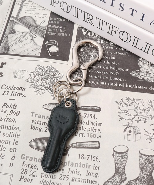 【セール】プラスレザー カラビナ キーホルダー（キーケース/キーアクセサリー）｜FUNALIVE（ファンアライブ）