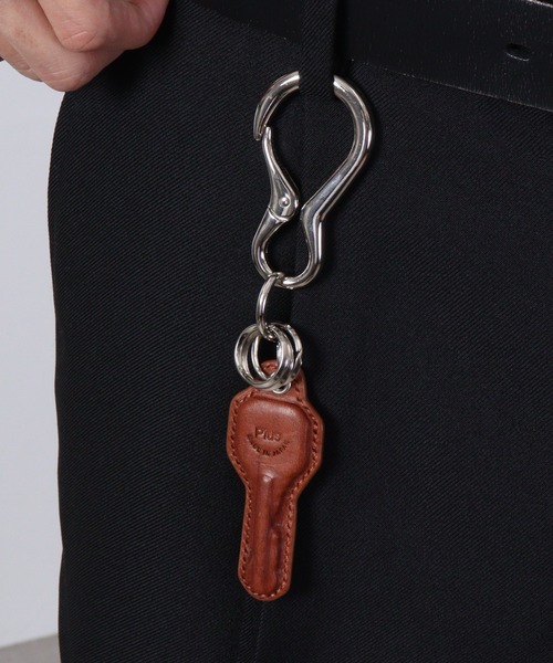 【セール】プラスレザー カラビナ キーホルダー（キーケース/キーアクセサリー）｜FUNALIVE（ファンアライブ）