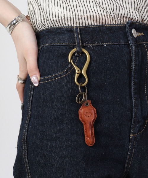 【セール】プラスレザー カラビナ キーホルダー（キーケース/キーアクセサリー）｜FUNALIVE（ファンアライブ）