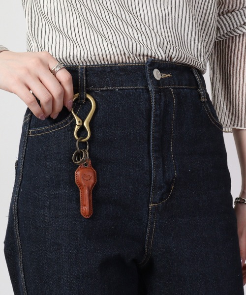 【セール】プラスレザー カラビナ キーホルダー（キーケース/キーアクセサリー）｜FUNALIVE（ファンアライブ）