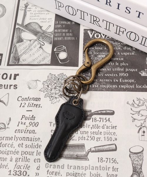 【セール】プラスレザー カラビナ キーホルダー（キーケース/キーアクセサリー）｜FUNALIVE（ファンアライブ）