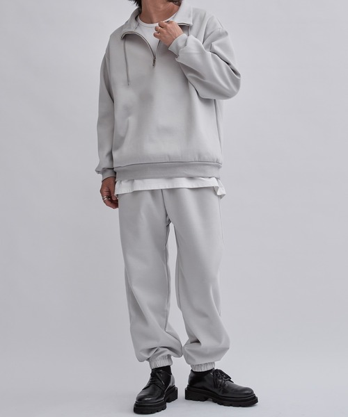 jent louis グレー パンツ サイズM 中古・古着通販】Lui's (ルイス) ワイドストレートパンツ グレー