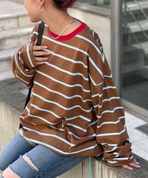 CIAOPANIC（チャオパニック）の「マルチボーダーT（Tシャツ/カットソー）」