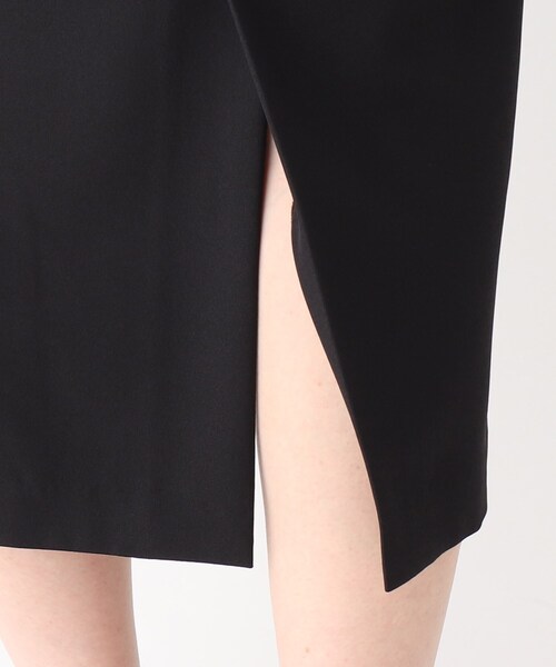 OPAQUE.CLIP（オペークドットクリップ）の「◆サイドボタンジャンパースカート【洗濯機洗い可／イージーケア】（スカート・レディース・サンドベージュ/ブラック・40/38）」の19枚目の写真