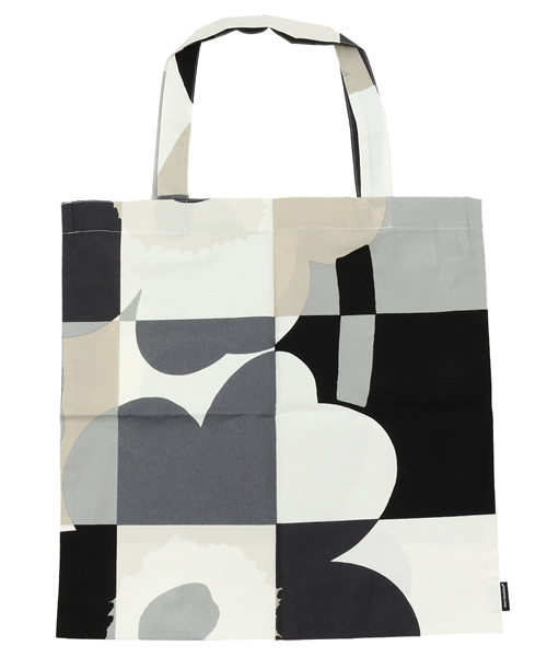 marimekko（マリメッコ）の「RUUTU-Unikko / BAG（エコバッグ/サブバッグ・レディース・ブラック/レッド/ピンク/グリーン/ブルー・FREE）」の6枚目の写真