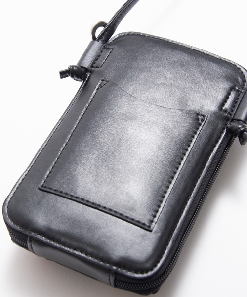 Arnold Palmer（アーノルドパーマー）の「ビッグパーマーチェック スマホショルダー（ショルダーバッグ・レディース・ブラック/ベージュ・F）」の12枚目の写真