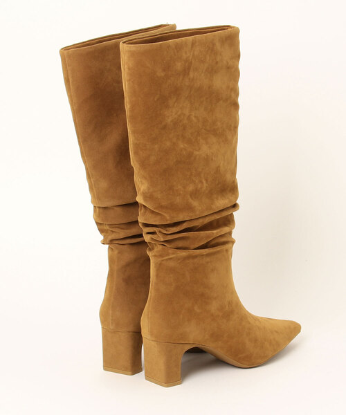 LOWRYS FARM（ローリーズファーム）の「ルーズヒールブーツ  967880（ブーツ・レディース・ブラック/ブラウン・MEDIUM/LARGE）」の3枚目の写真