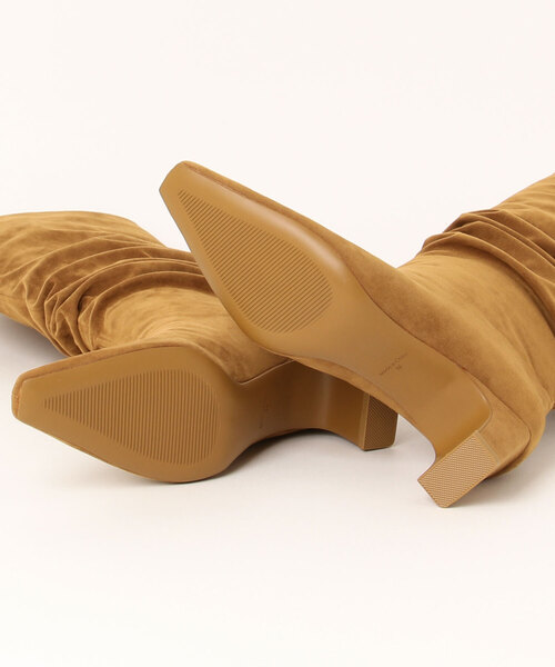 LOWRYS FARM（ローリーズファーム）の「ルーズヒールブーツ  967880（ブーツ・レディース・ブラック/ブラウン・MEDIUM/LARGE）」の4枚目の写真