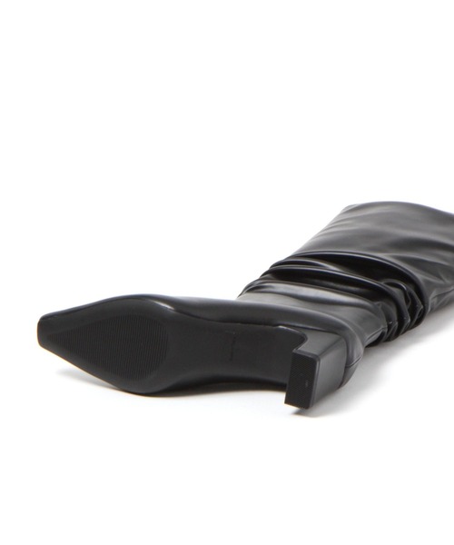 LOWRYS FARM（ローリーズファーム）の「ルーズヒールブーツ  967880（ブーツ・レディース・ブラック/ブラウン・MEDIUM/LARGE）」の13枚目の写真