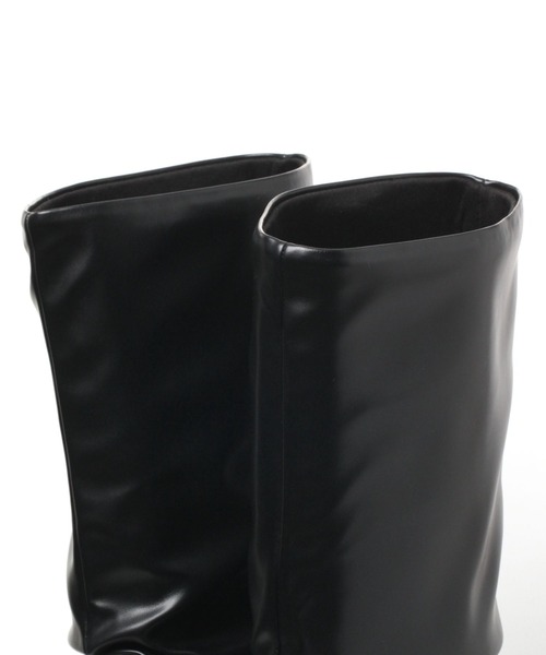 LOWRYS FARM（ローリーズファーム）の「ルーズヒールブーツ  967880（ブーツ・レディース・ブラック/ブラウン・MEDIUM/LARGE）」の10枚目の写真