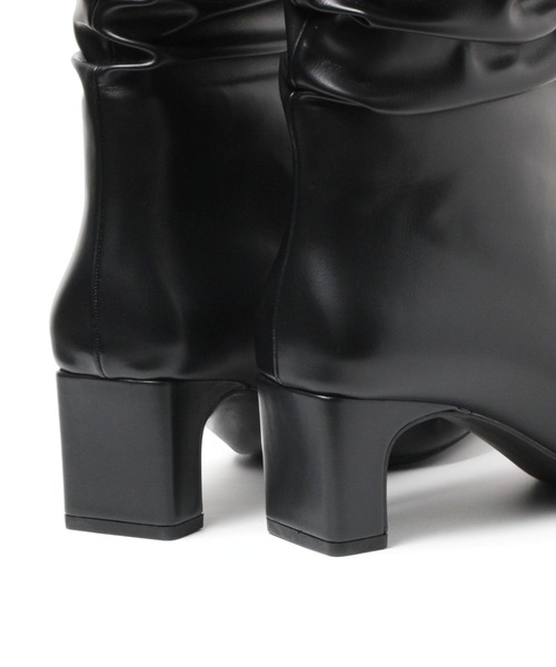 LOWRYS FARM（ローリーズファーム）の「ルーズヒールブーツ  967880（ブーツ・レディース・ブラック/ブラウン・MEDIUM/LARGE）」の9枚目の写真