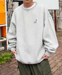 KANGOL（カンゴール）の「【別注】 【KANGOL】 ロゴ 刺繍 ビッグシルエット 長袖 スウェット トレーナー（スウェット）」