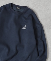 【別注】 【KANGOL】 ロゴ 刺繍 ビッグシルエット 長袖 スウェット トレーナー