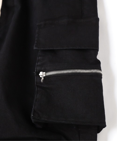 DANKE SCHON（ダンケシェーン）の「【WEB&DEPOT限定】DankeSchon/ダンケシェーン/STRETCH TWILL ZIP POCKET（その他パンツ・レディース・ブラック/カーキ・XL/M/L/S）」の6枚目の写真