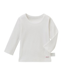 MIKI HOUSE（ミキハウス）の「無地長袖Ｔシャツ【肌着】（インナーウェア/肌着・キッズ）」