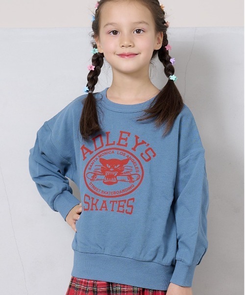 Life Support Products(ライフサポートプロダクツ)の「ウラケプリントトレーナー(80~150cm)(スウェット・キッズ・チャコール/ダークブルー/イエロー/ライトグリーン/ホワイト系その他/ブラック/グレー/オフホワイト/オレンジ/ロイヤルブルー・100/110/120/130/140/150/90/95/80)」の7枚目の写真