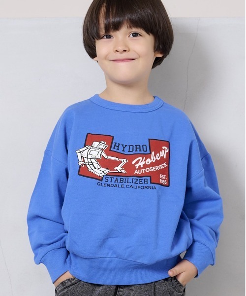 Life Support Products(ライフサポートプロダクツ)の「ウラケプリントトレーナー(80~150cm)(スウェット・キッズ・チャコール/ダークブルー/イエロー/ライトグリーン/ホワイト系その他/ブラック/グレー/オフホワイト/オレンジ/ロイヤルブルー・100/110/120/130/140/150/90/95/80)」の8枚目の写真