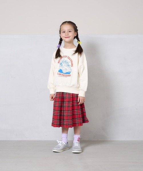 Life Support Products(ライフサポートプロダクツ)の「ウラケプリントトレーナー(80~150cm)(スウェット・キッズ・チャコール/ダークブルー/イエロー/ライトグリーン/ホワイト系その他/ブラック/グレー/オフホワイト/オレンジ/ロイヤルブルー・100/110/120/130/140/150/90/95/80)」の12枚目の写真