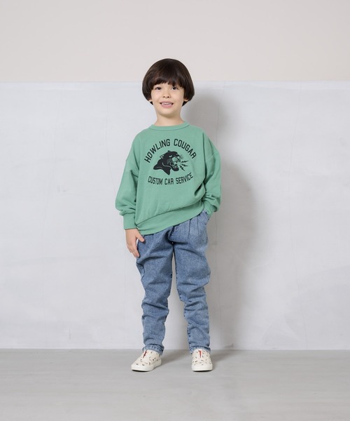 Life Support Products(ライフサポートプロダクツ)の「ウラケプリントトレーナー(80~150cm)(スウェット・キッズ・チャコール/ダークブルー/イエロー/ライトグリーン/ホワイト系その他/ブラック/グレー/オフホワイト/オレンジ/ロイヤルブルー・100/110/120/130/140/150/90/95/80)」の11枚目の写真